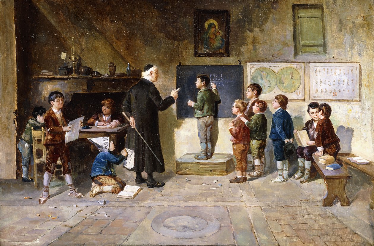 Sala szkolna, autorstwa Francesco Bergamini