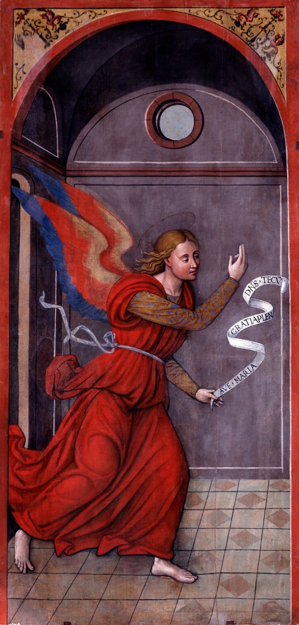 Zwiastowanie: Archanioł Gabriel (obraz, ok. 1549 r.) autorstwa Francesco Brea