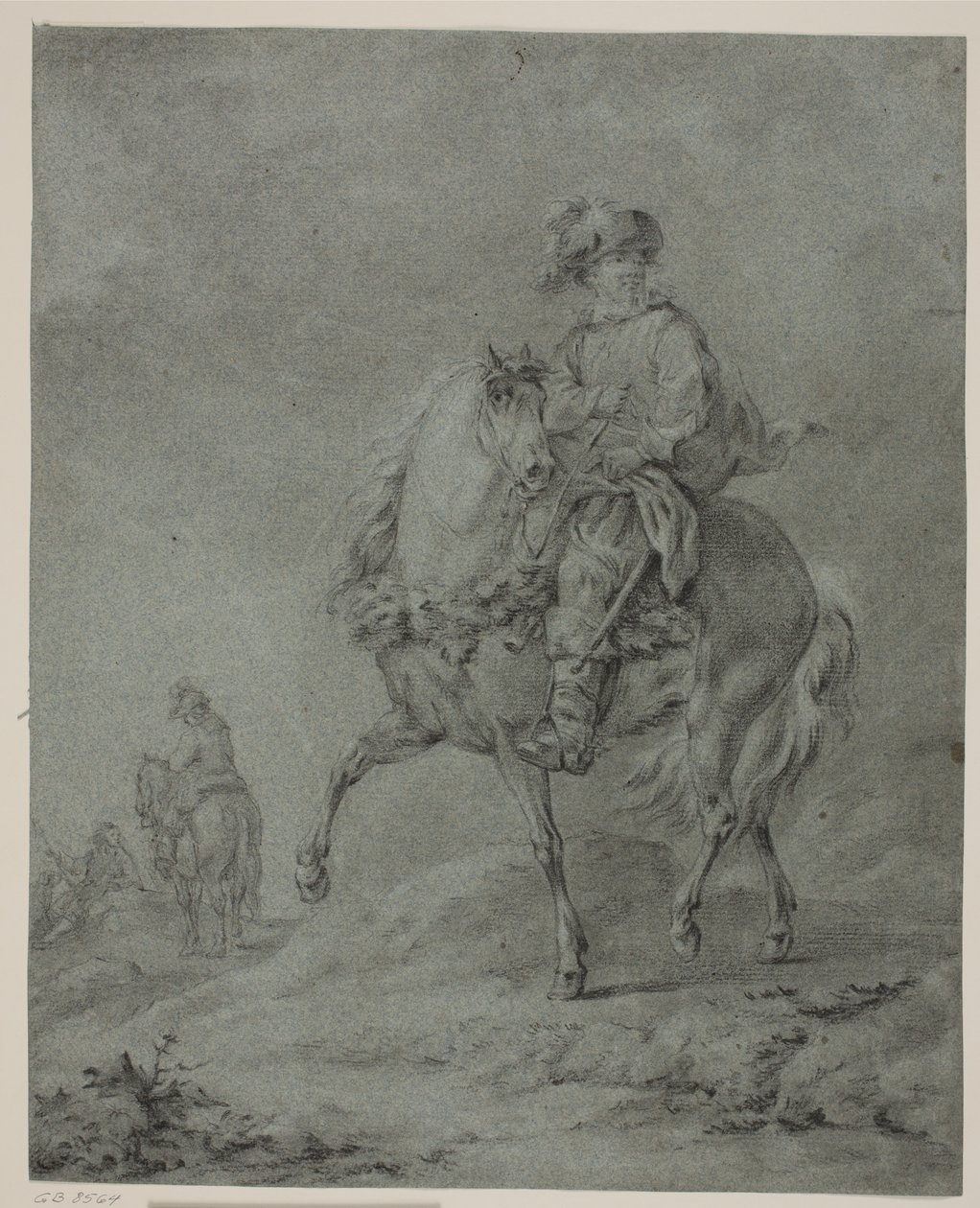 Jeźdźcy w krajobrazie autorstwa Francesco Casanova