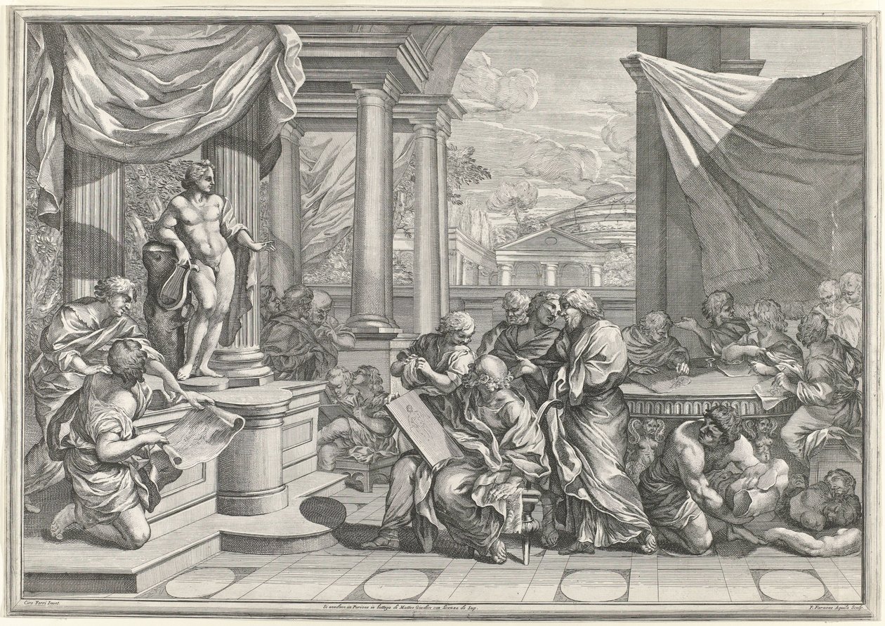 akademia rysunku autorstwa Francesco Faraone Aquila