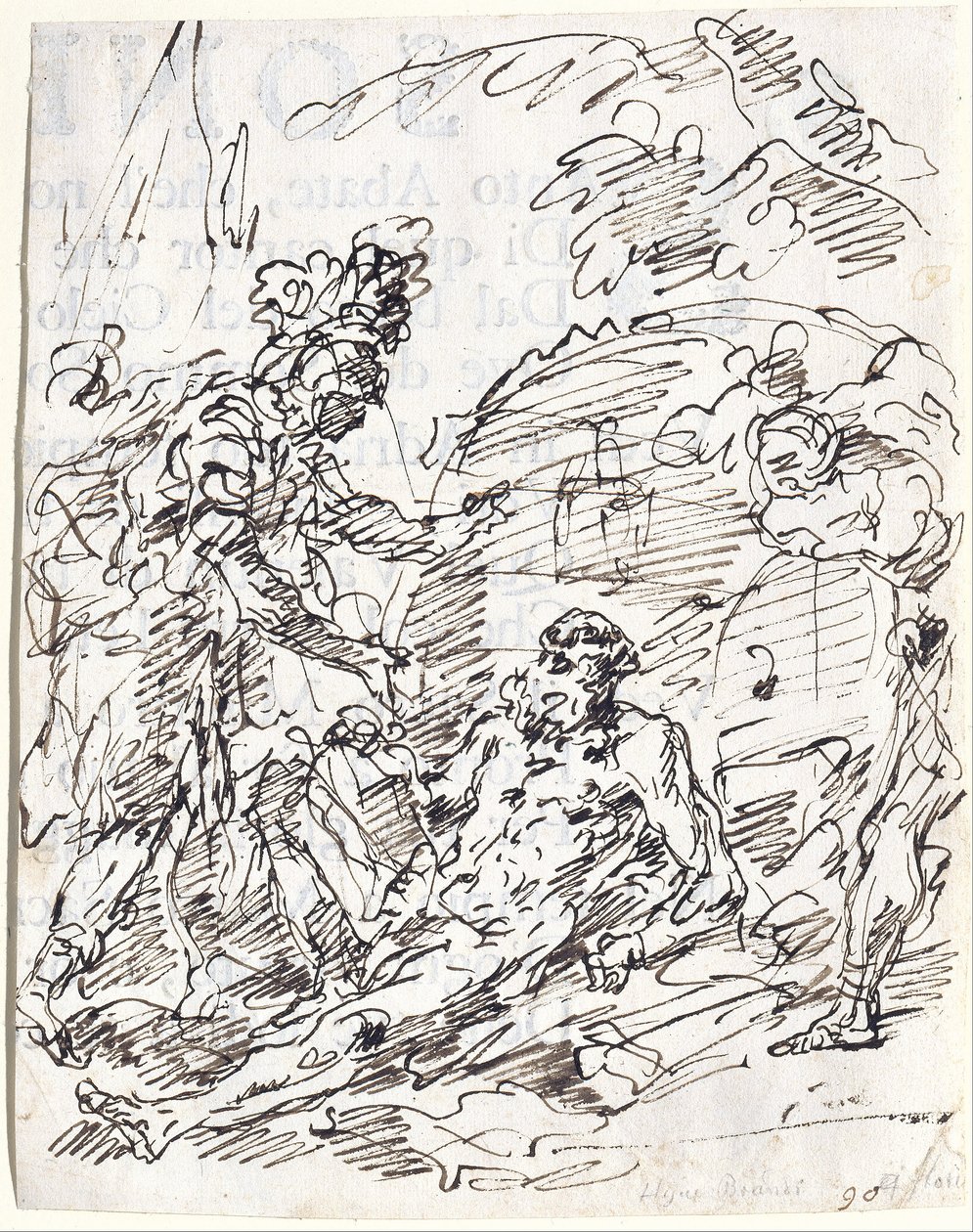 Aleksander i Diogenes autorstwa Francesco Fontebasso