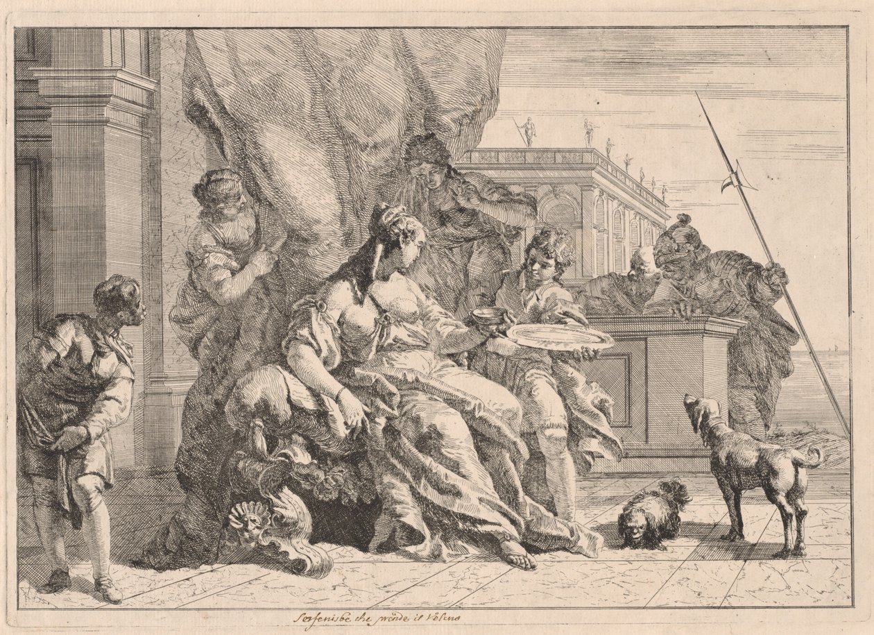Sofonisba (lub Artemisia) autorstwa Francesco Fontebasso