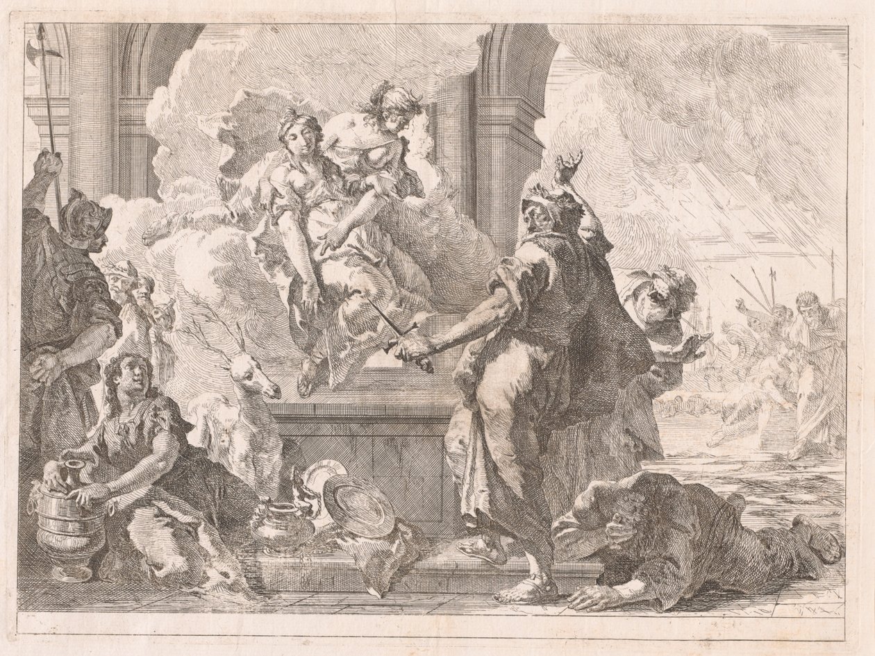 Ofiara Ifigenii autorstwa Francesco Fontebasso