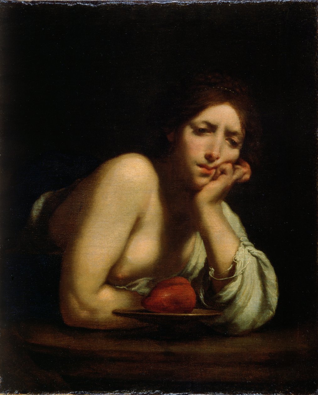 Zygmunt z Sercem Guiscardo, 1645 autorstwa Francesco Furini