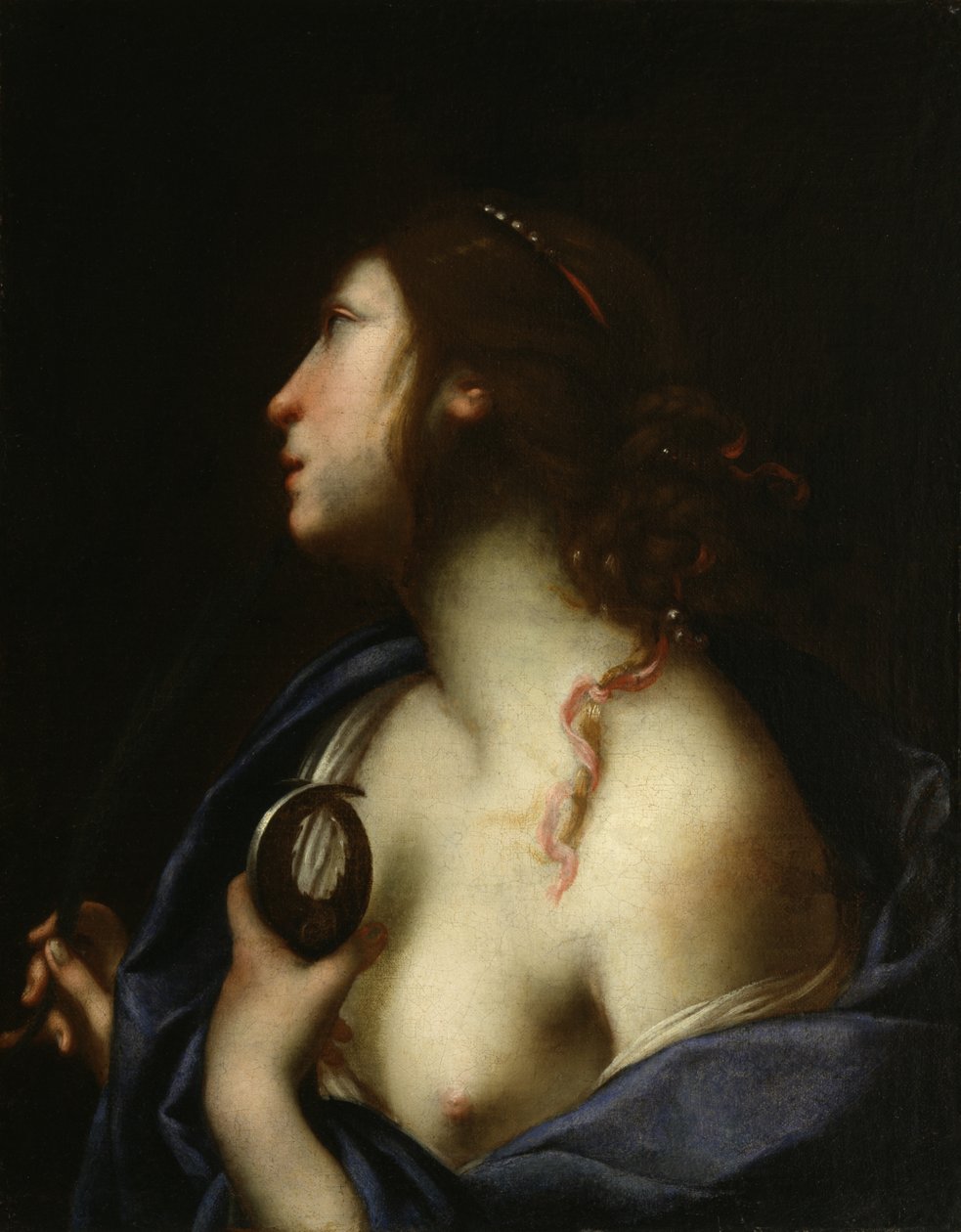 Św. Agata, ok. 1635-45 (olej i tempera na płótnie) autorstwa Francesco Furini