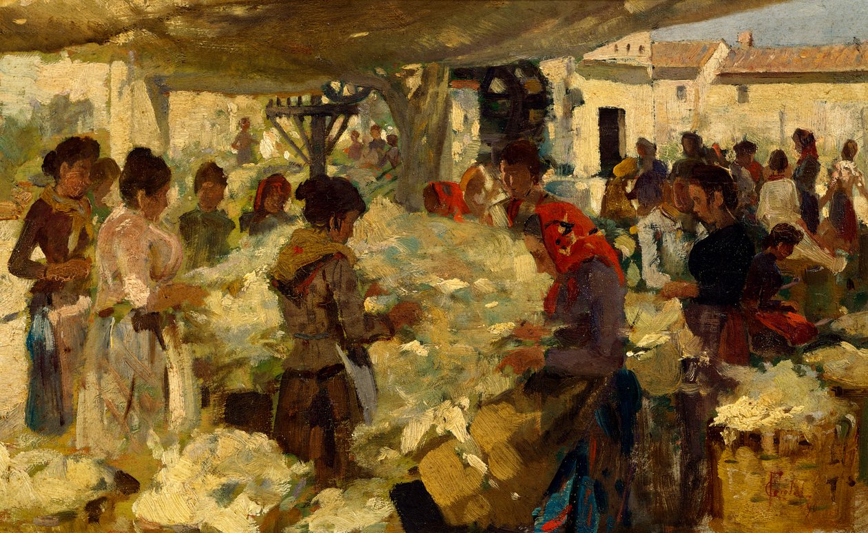 Sprzedawca wełny autorstwa Francesco Gioli