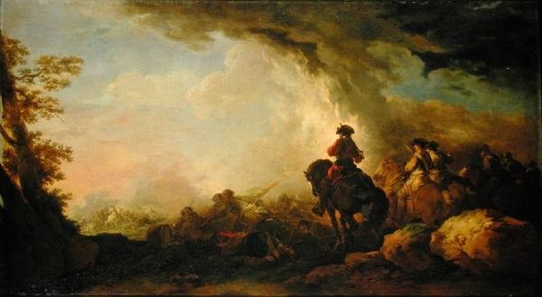 Bitwa (olej na płótnie) autorstwa Francesco Giuseppe Casanova