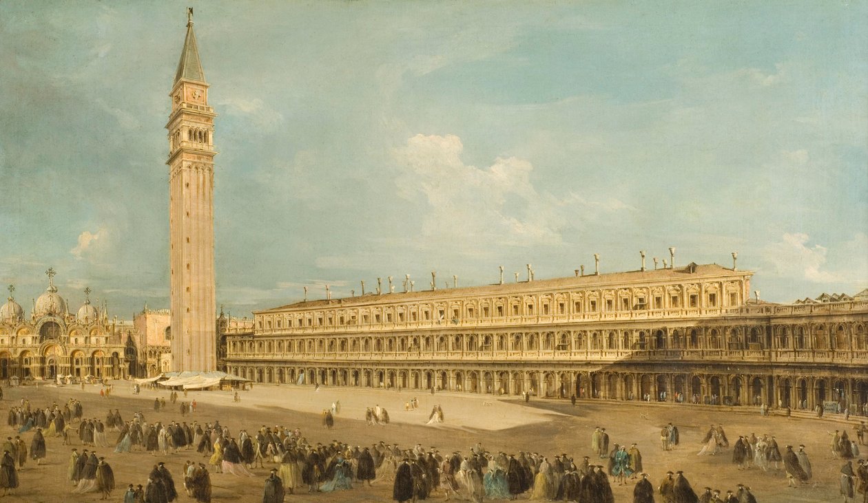 Piazza San Marco w Wenecji autorstwa Francesco Guardi