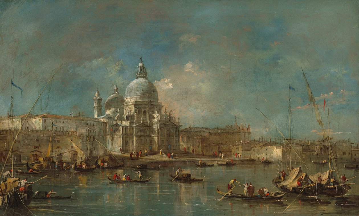 Santa Maria della Salute, ok. godz. 1770. autorstwa Francesco Guardi