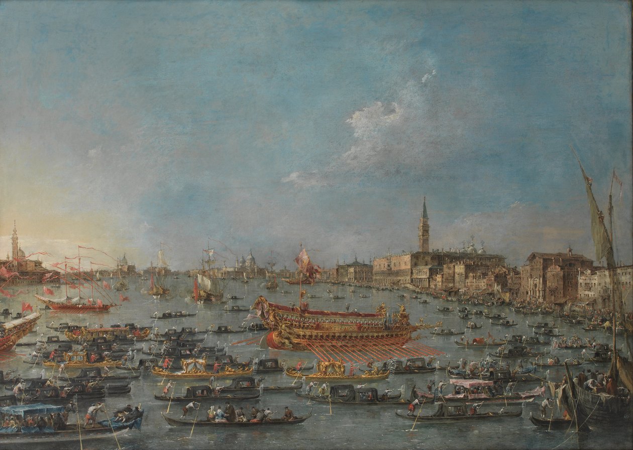 Festiwal Bucintoro w Wenecji autorstwa Francesco Guardi