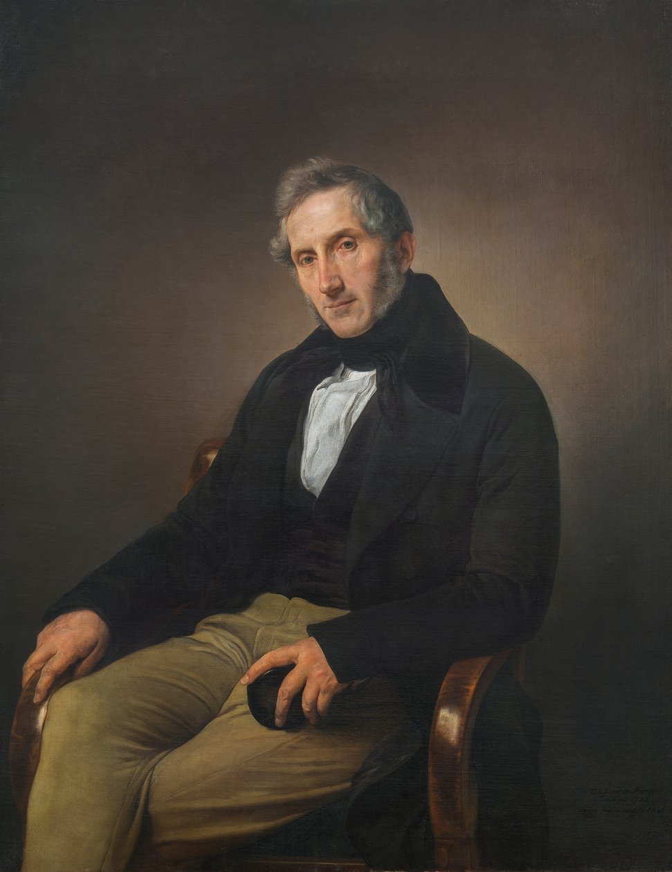 Portret Alessandro Manzoniego autorstwa Francesco Hayez