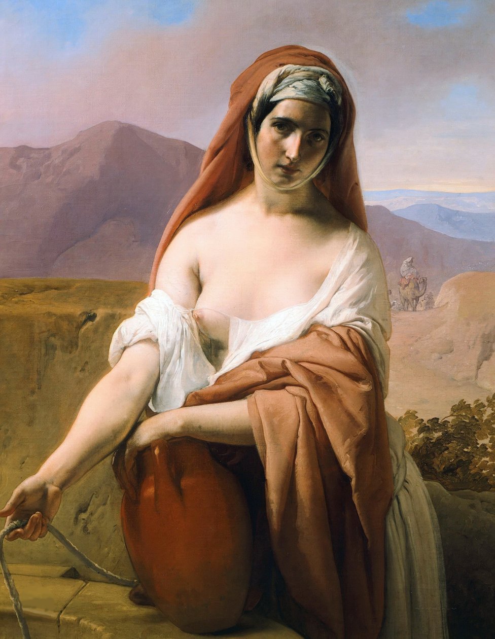 Rebecca przy studni, 1848. autorstwa Francesco Hayez