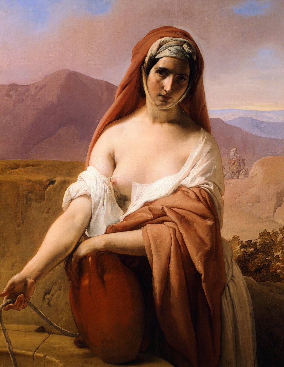 Rebecca przy studni, Francesco Hayez autorstwa Francesco Hayez