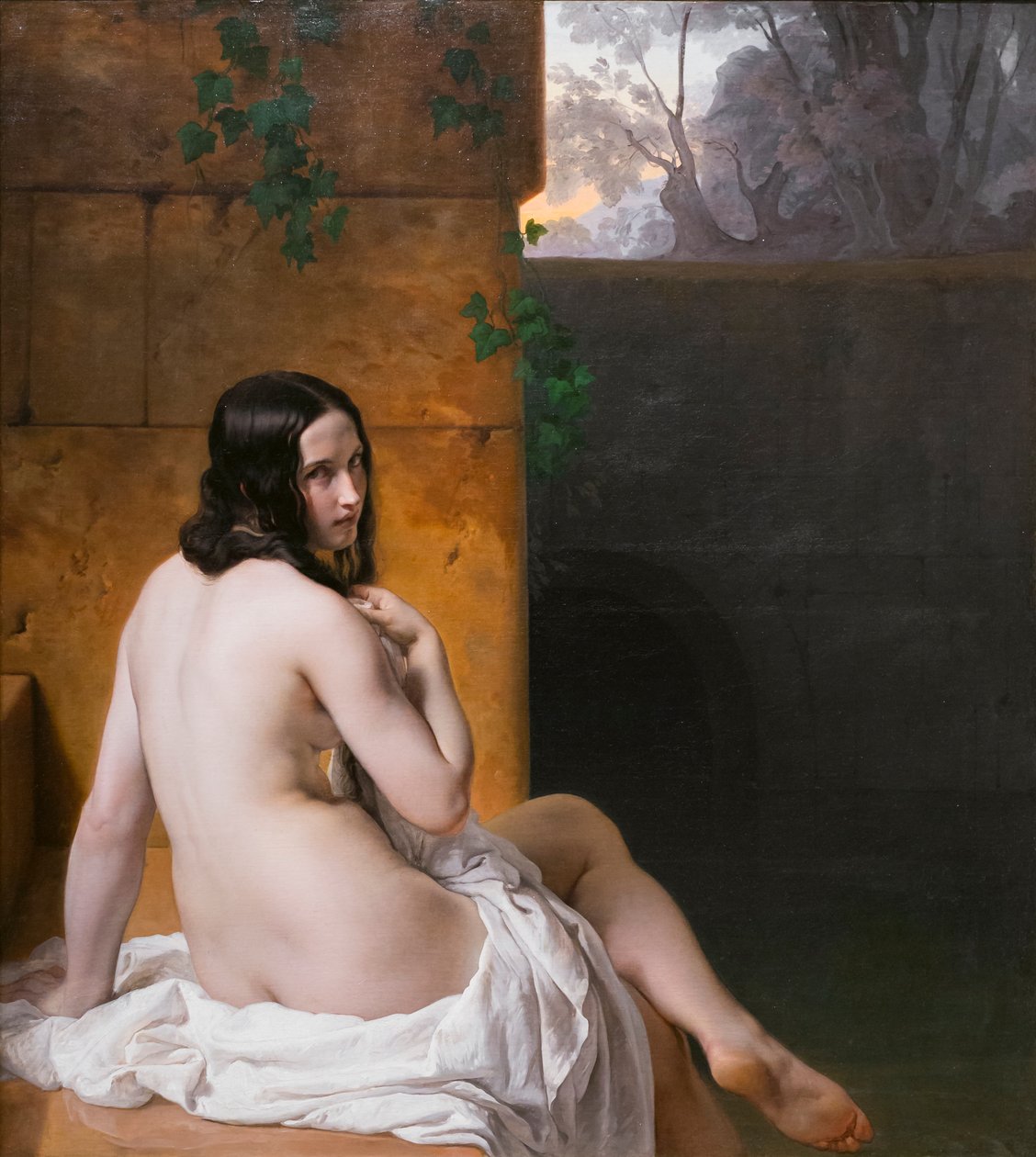 Zuzanna podczas kąpieli autorstwa Francesco Hayez