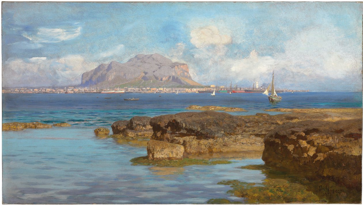 Monte Pellegrino, Palermo, Sycylia autorstwa Francesco Lojacono