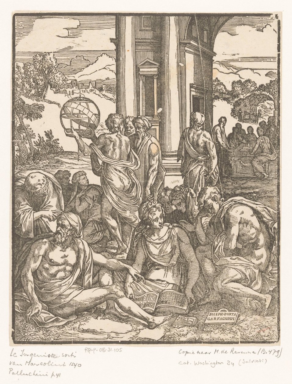 Tuin der gedachten Ogród Myśli autorstwa Francesco Marcolini (possibly)