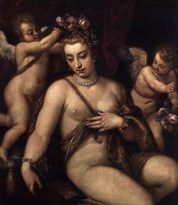 Wenus i cherubiny autorstwa Francesco Montemezzano