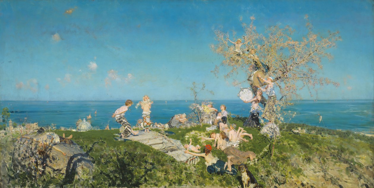 Wiosna i miłość, 1878. autorstwa Francesco Paolo Michetti