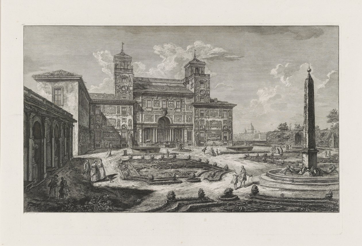 Willa Medici autorstwa Francesco Piranesi