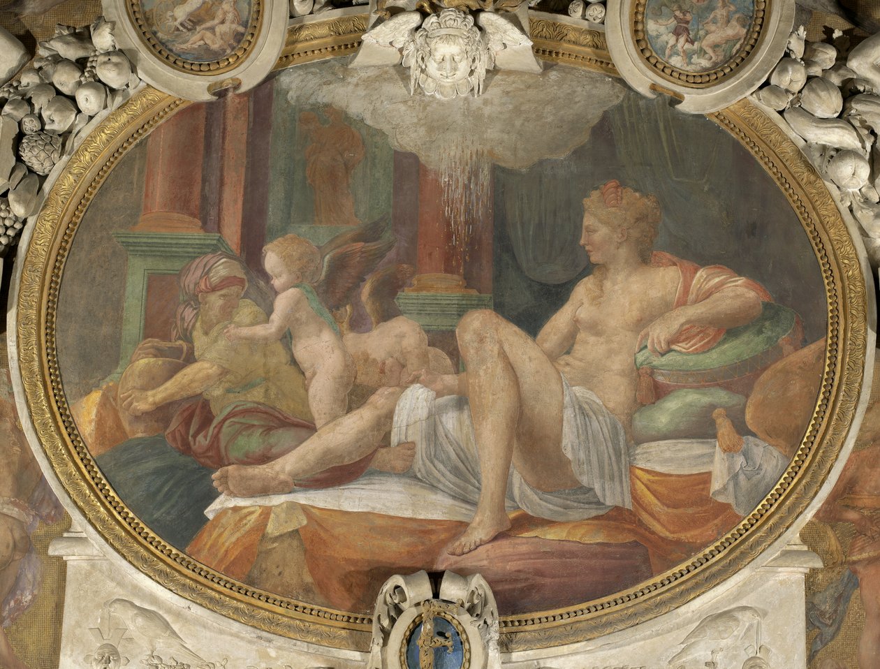Danae autorstwa Francesco Primaticcio
