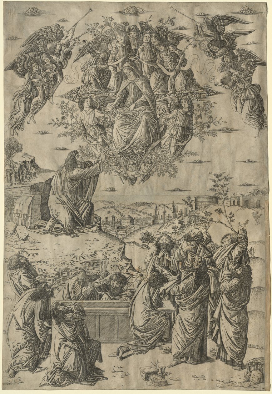Wniebowzięcie Najświętszej Maryi Panny, c. 1495. autorstwa Francesco Rosselli