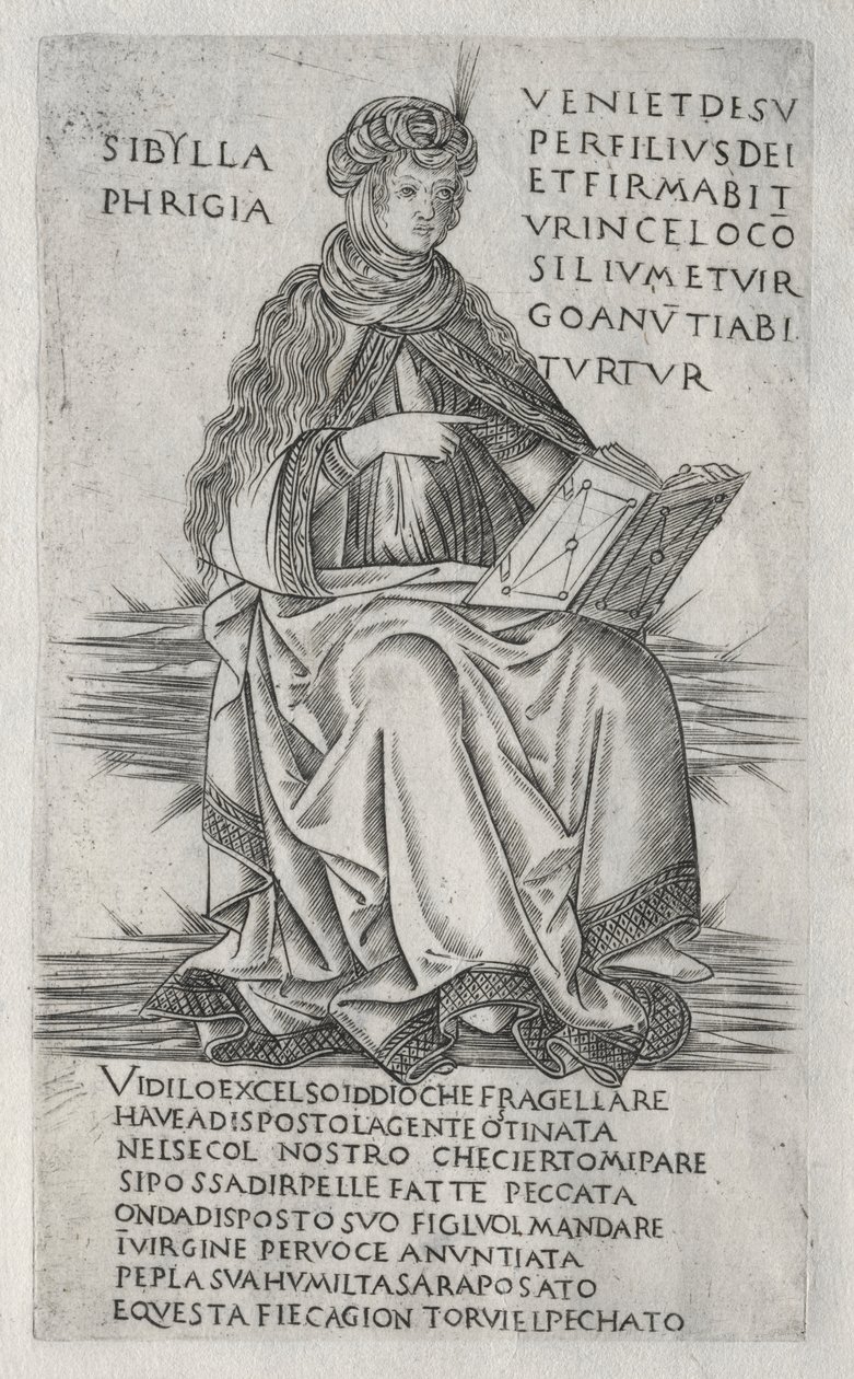 Sybille: Sybilla frygijska autorstwa Francesco Rosselli