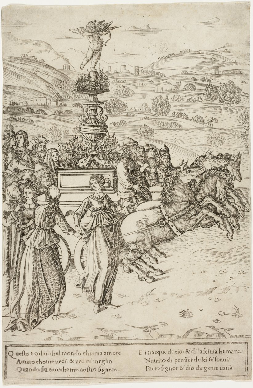 Triumf miłości autorstwa Francesco Rosselli