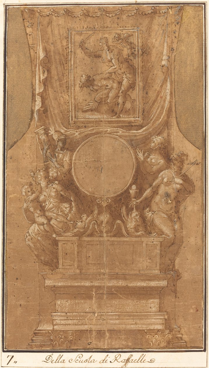 Projekt Ołtarza autorstwa Francesco Salviati