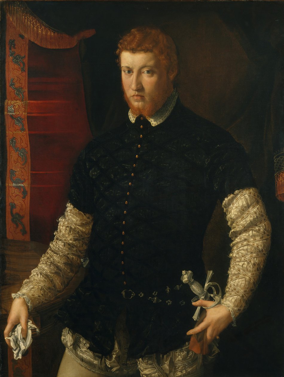 Portret mężczyzny. autorstwa Francesco Salviati