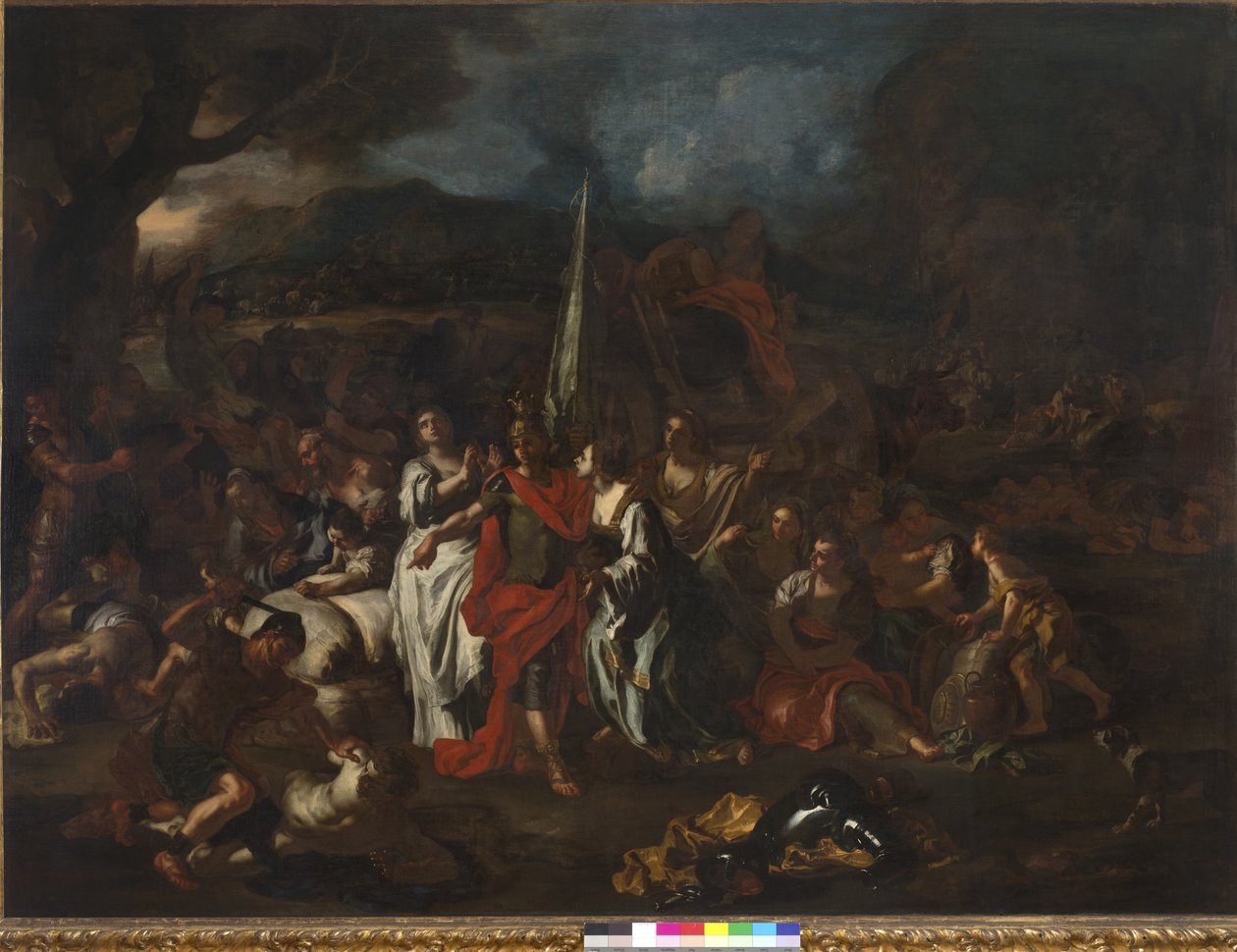 Dawid Pogromca Amalekitów, 1720-21 autorstwa Francesco Solimena