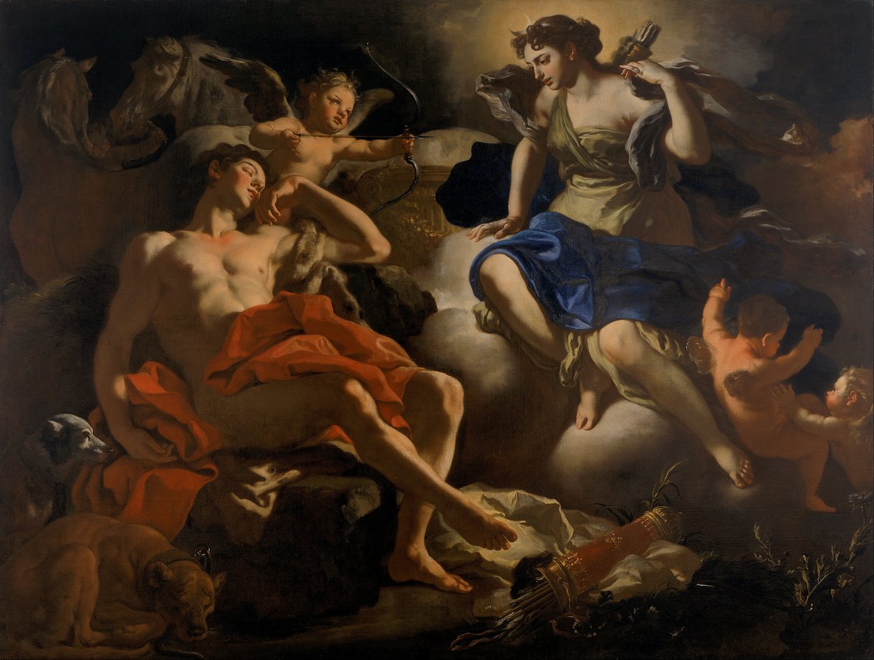 Diana i Endymion autorstwa Francesco Solimena