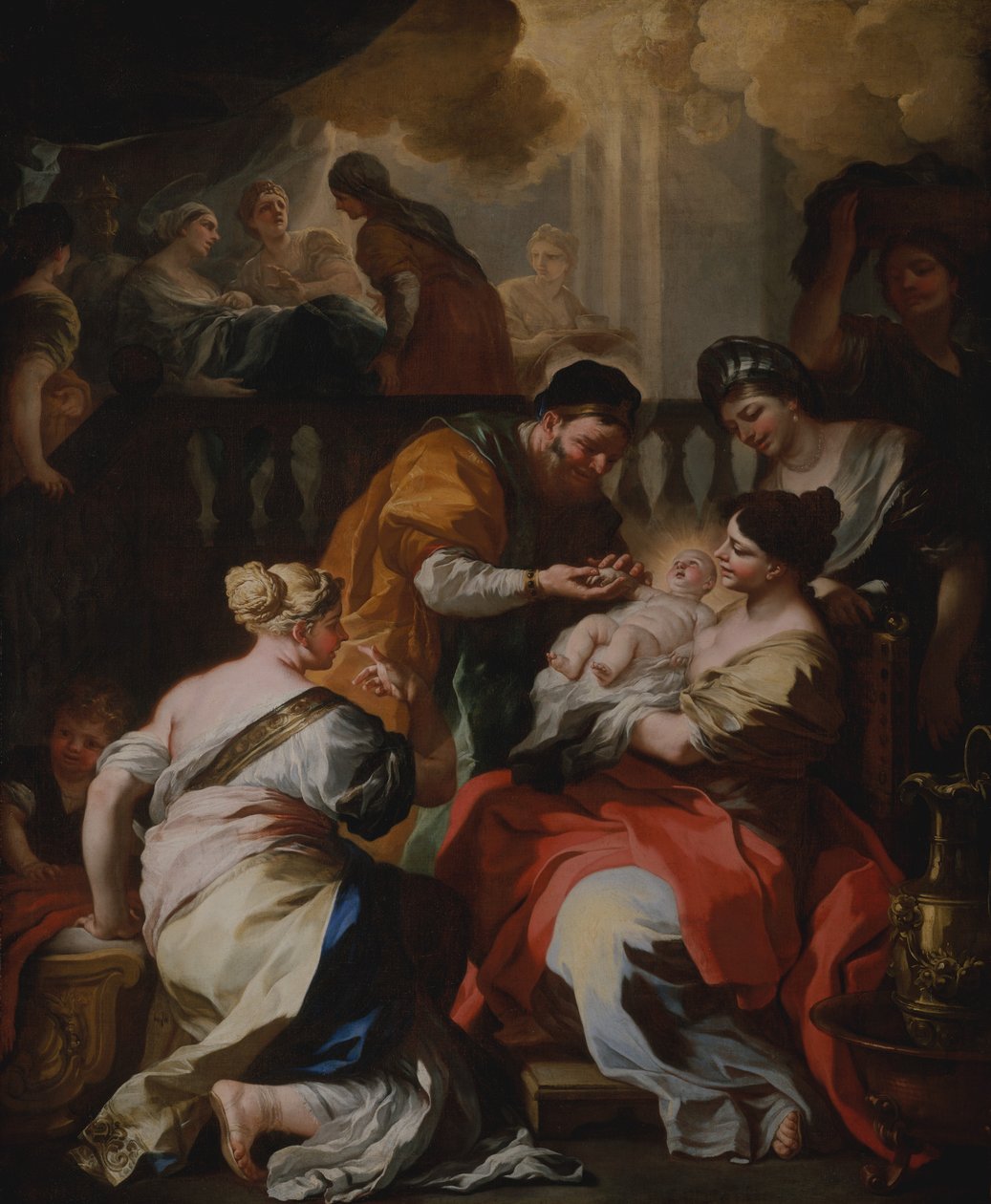 Narodziny Matki Boskiej, ok. godz. 1690. autorstwa Francesco Solimena