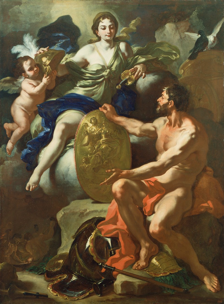 Wenus w kuźni Wulkana autorstwa Francesco Solimena