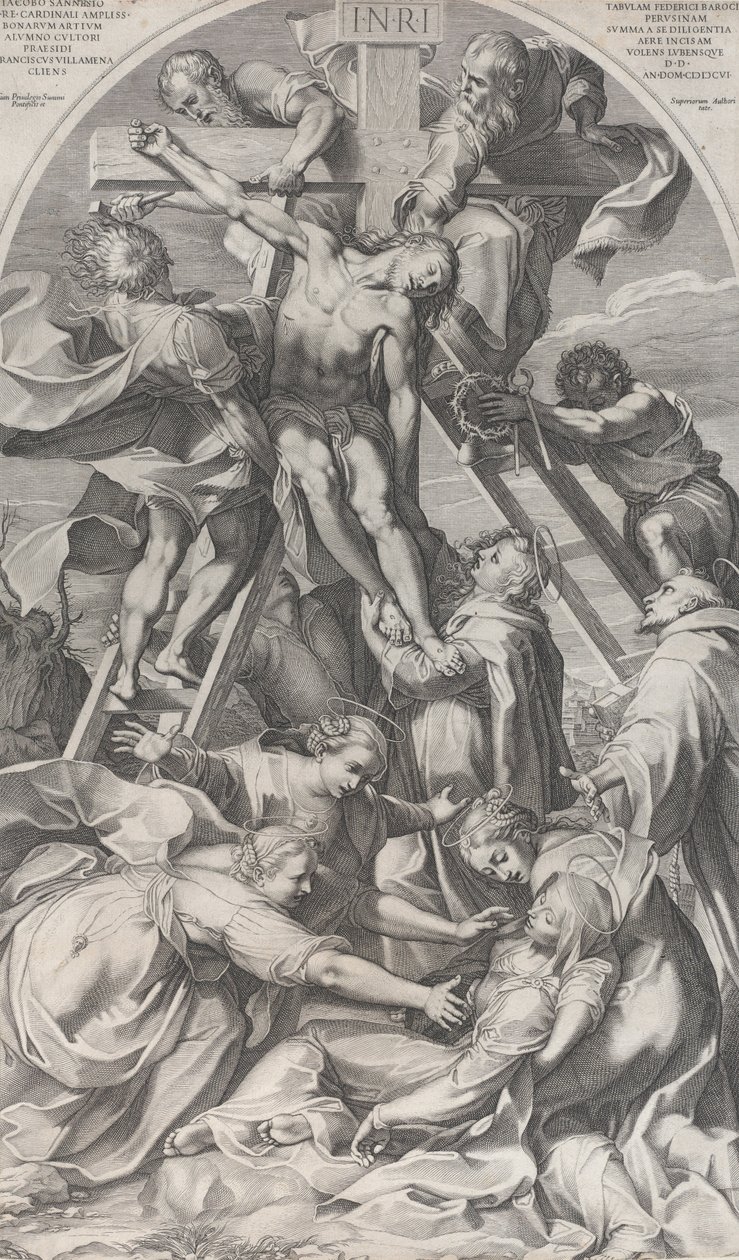 Zdjęcie z krzyża, 1606. autorstwa Francesco Villamena