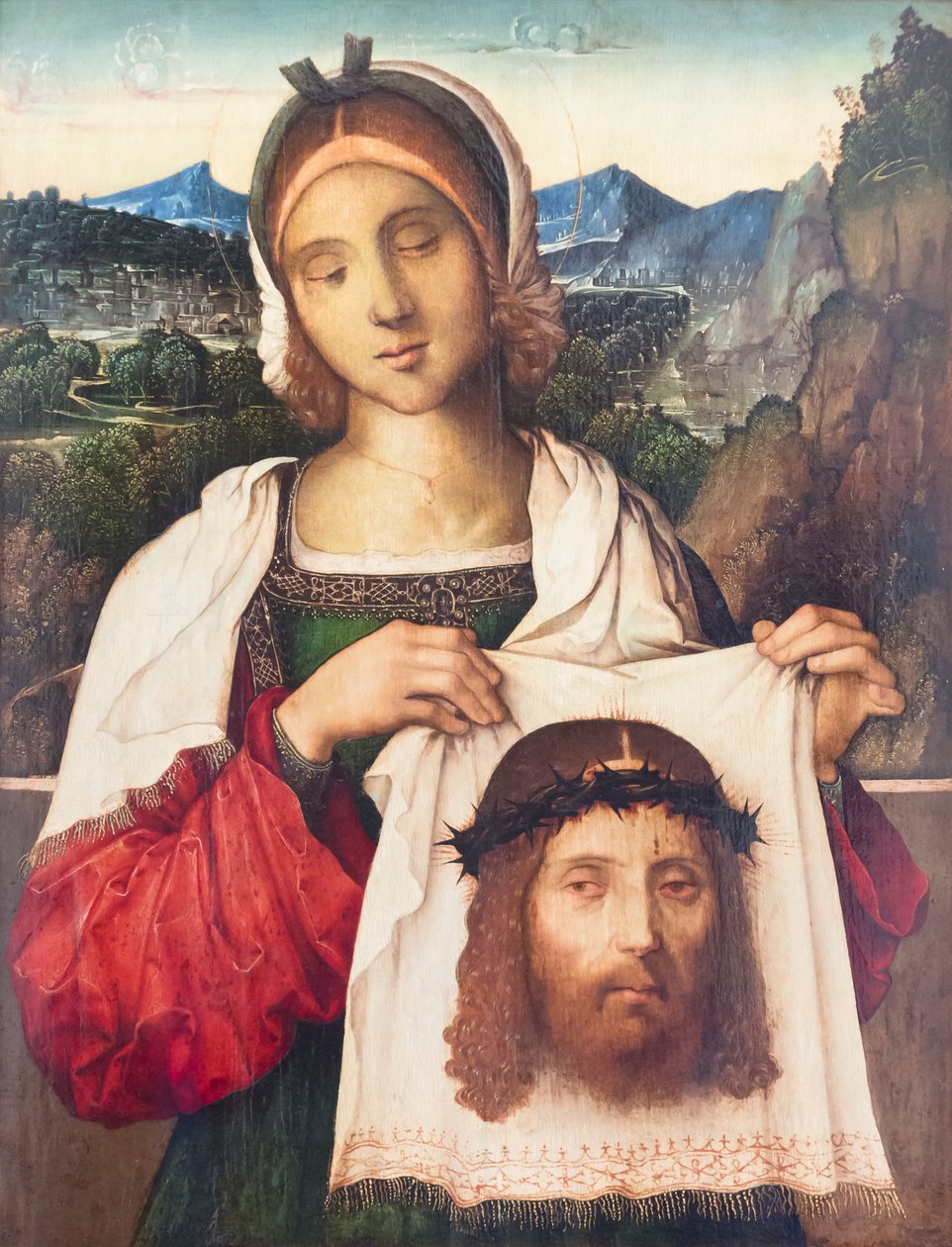 Weronika (olej na desce) autorstwa Francesco Zaganelli di Bosio