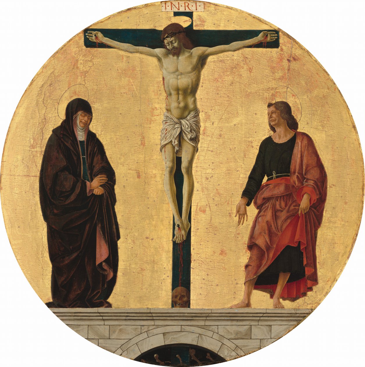 Ukrzyżowanie, c. 14731474. autorstwa Francesco del Cossa
