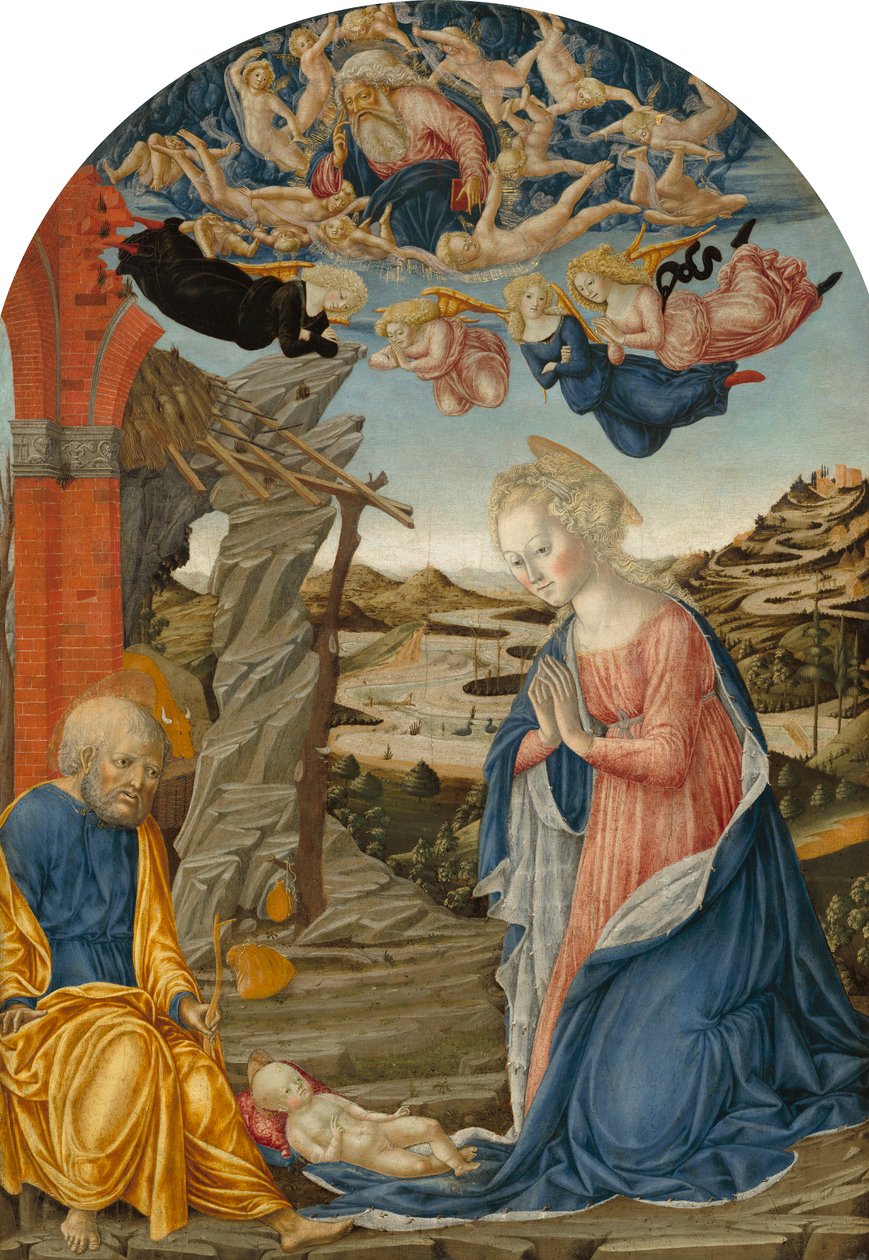 Narodzenie Chrystusa. autorstwa Francesco di Giorgio Martini