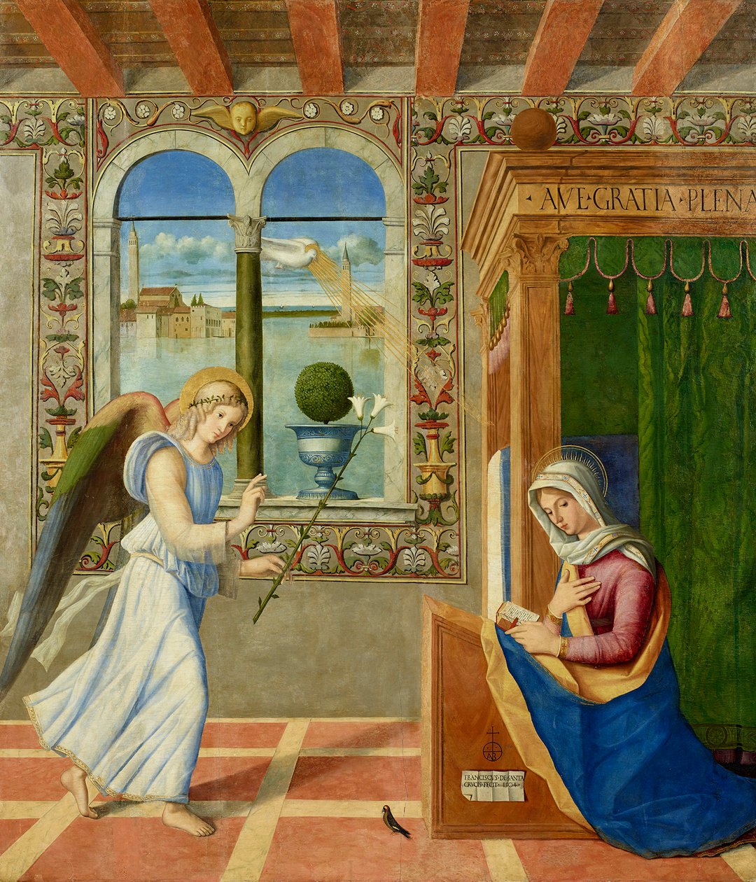 Zwiastowanie, 1504. autorstwa Francesco di Simone da Santacroce
