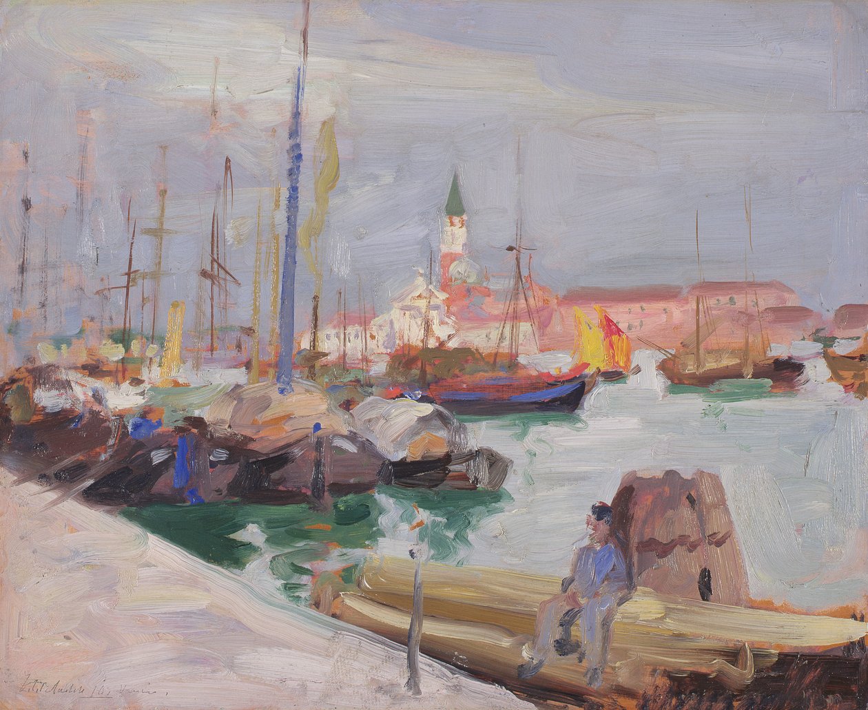 Wenecja, ok. 1910 r. autorstwa Francis Campbell Boileau Cadell