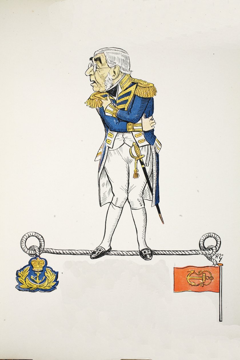 The Augmentative Y, ilustracja z alfabetu Struwwelpeter, werset Harolda Begbiego (1871-1929) autorstwa Francis Carruthers Gould