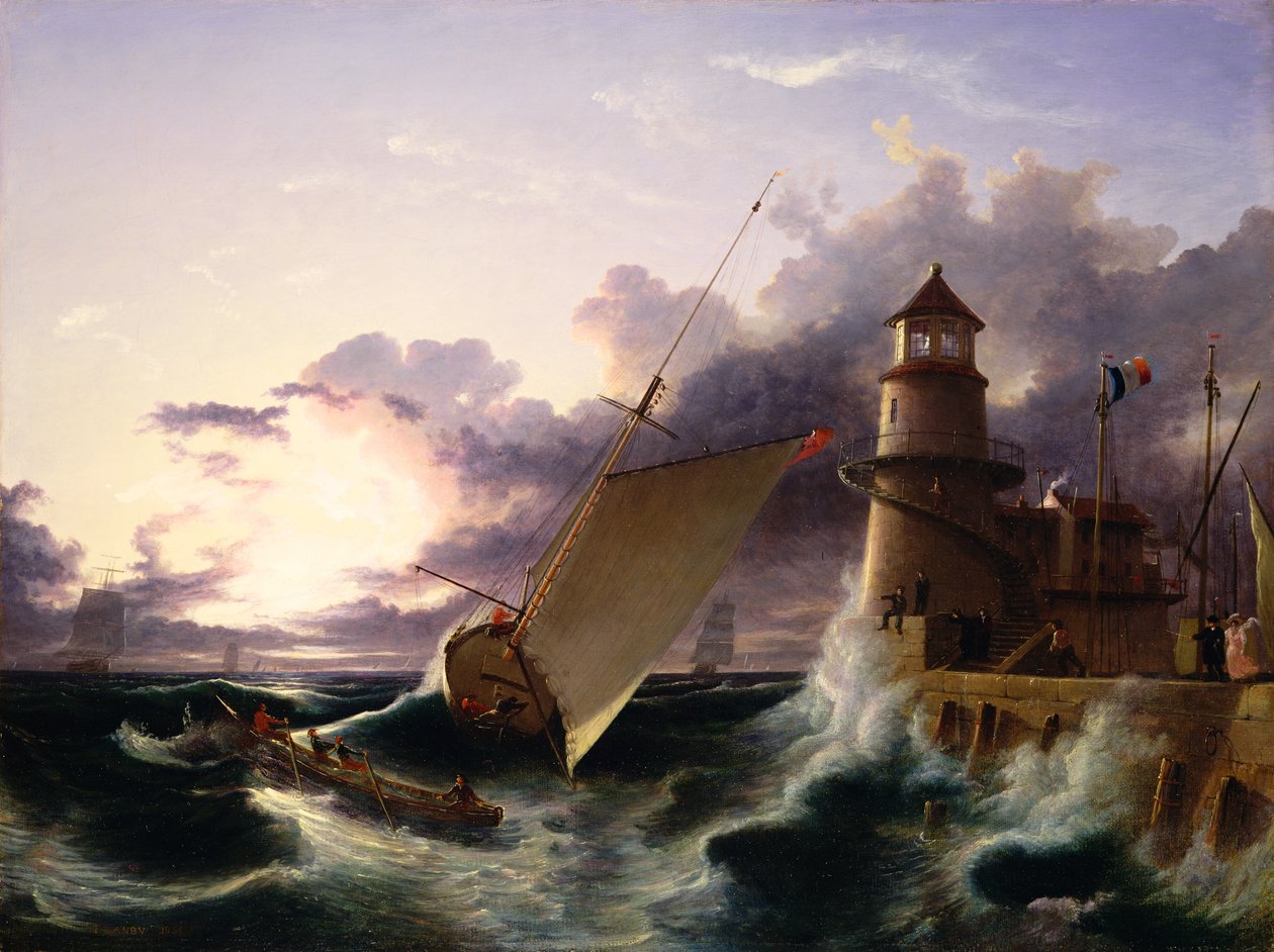 Wrak statku autorstwa Francis Danby