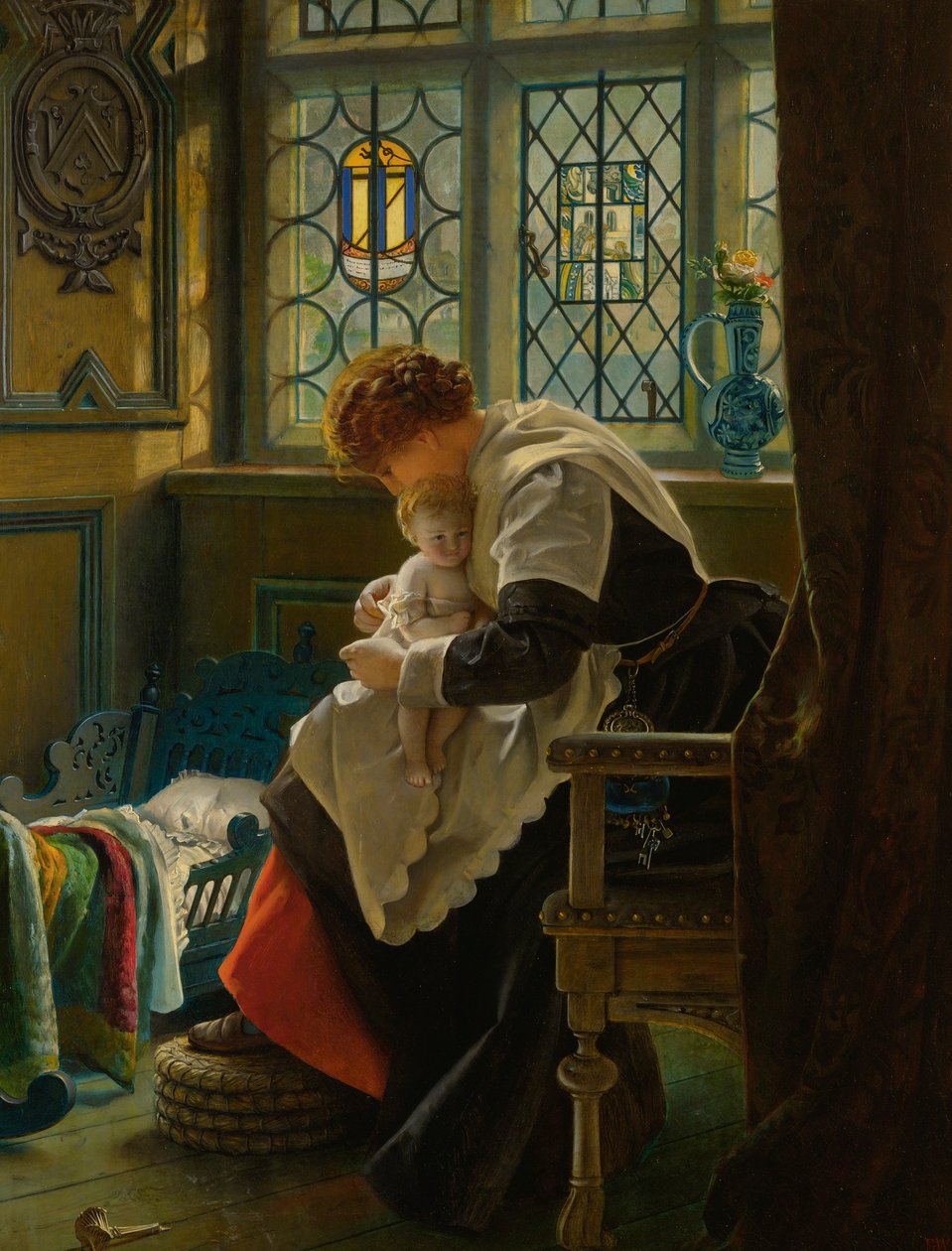 Kącik dziecka. autorstwa Francis John Wyburd