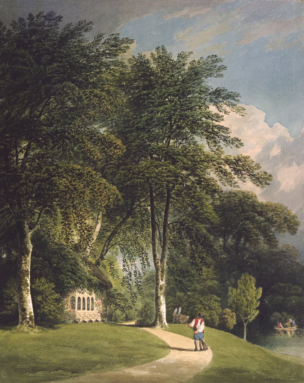 Stourhead, Wilts autorstwa Francis Nicholson