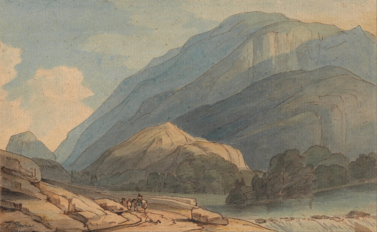 Wejście do Borrowdale autorstwa Francis Towne