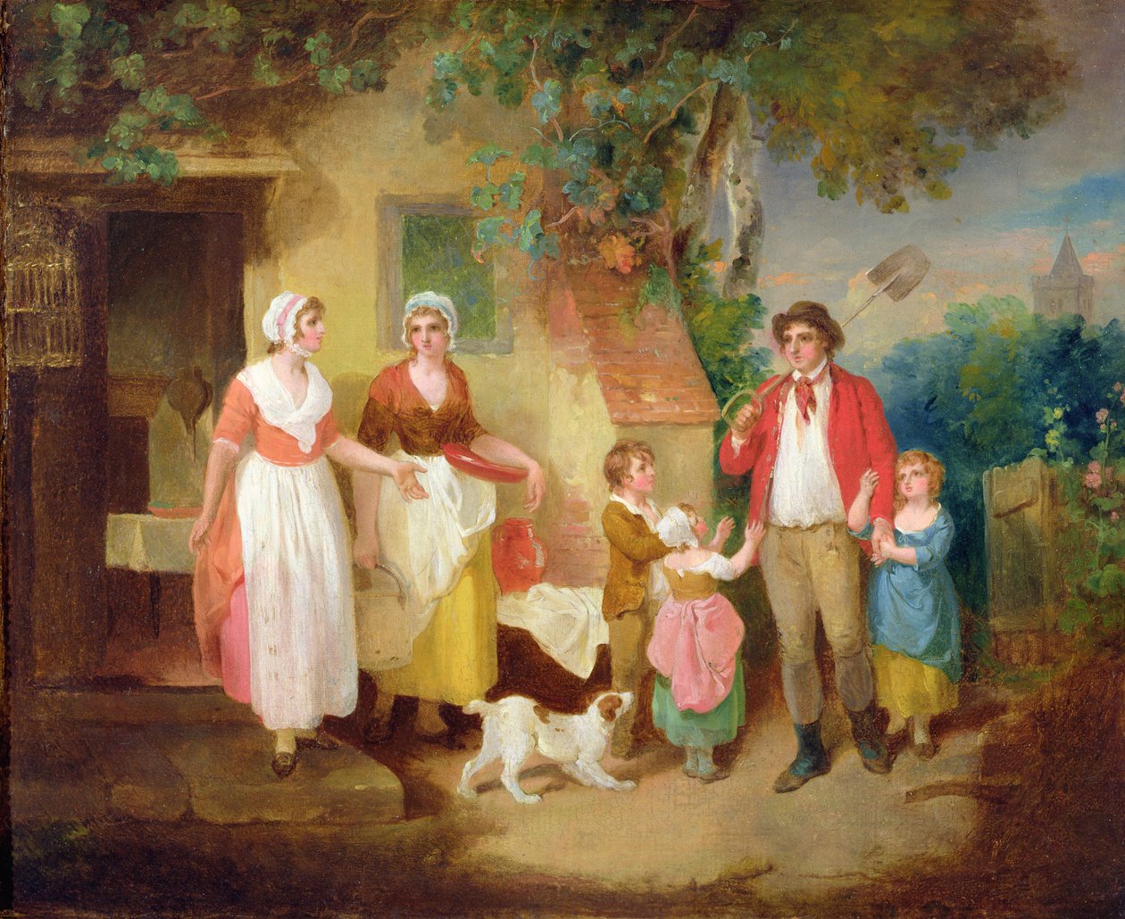 ماښام، 1799 پولی autorstwa Francis Wheatley