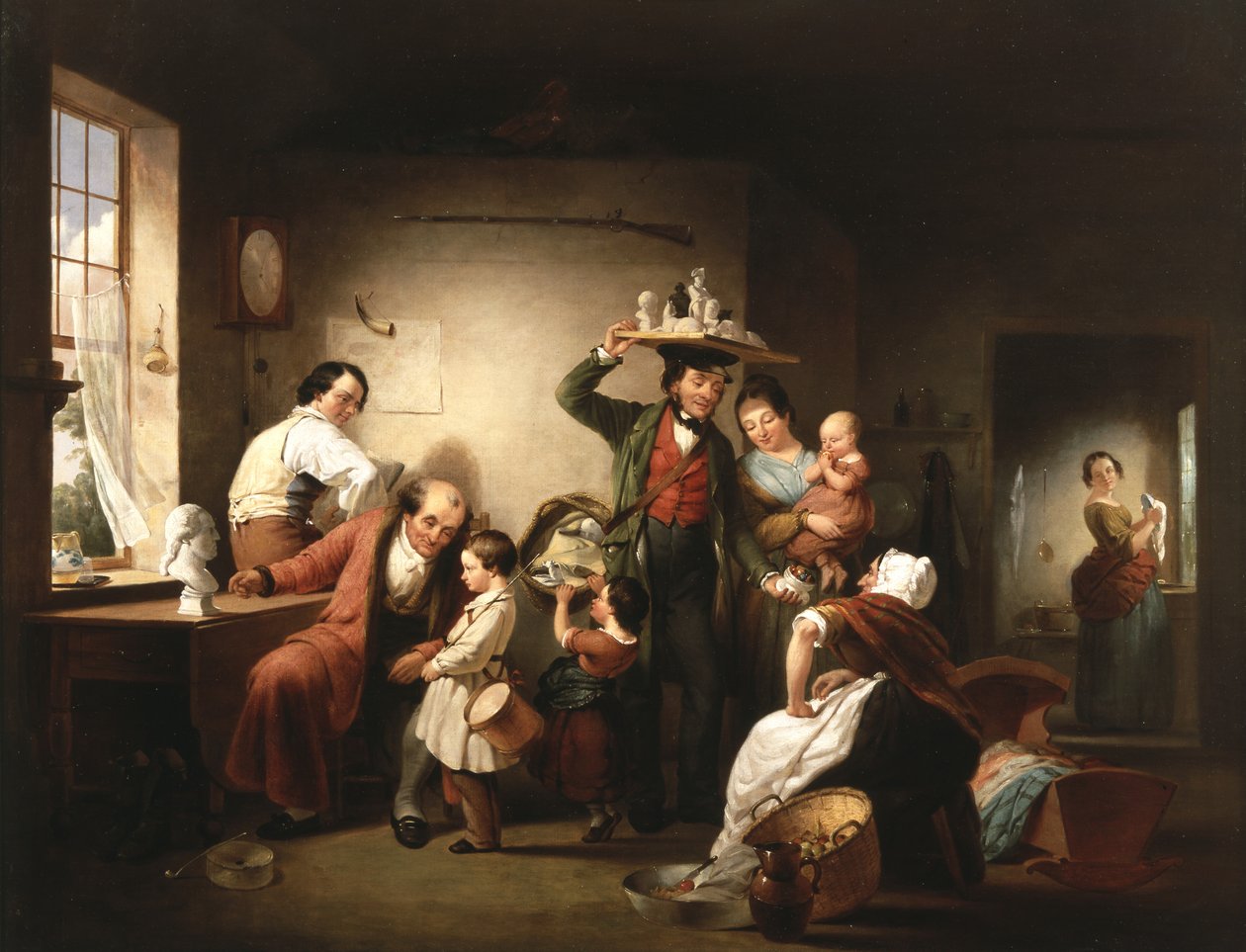 Pedlar obrazu, c.1844 autorstwa Francis William Edmonds