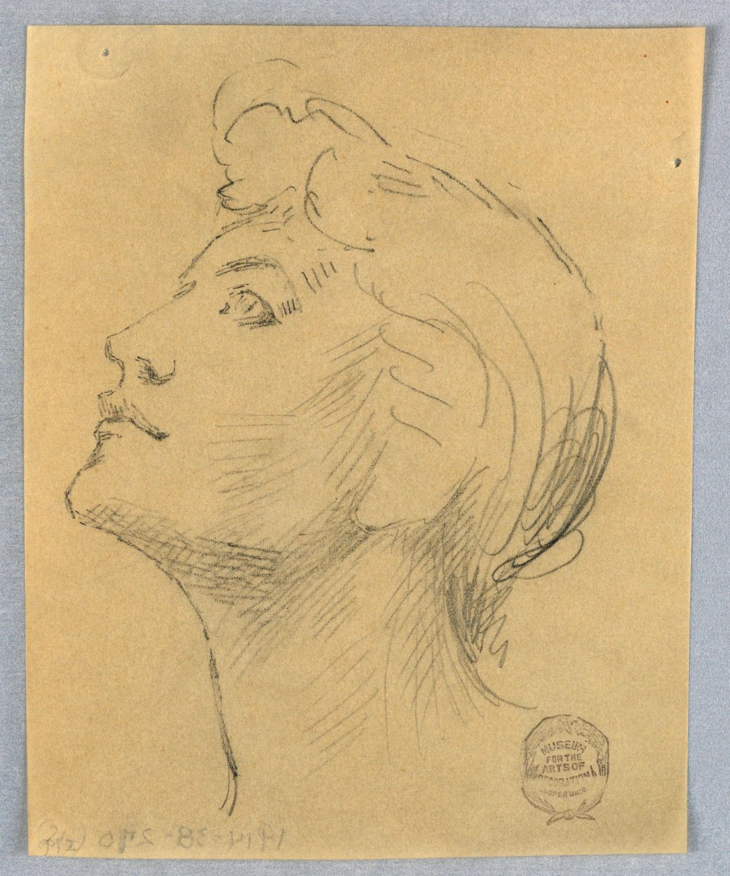 Głowa kobiety autorstwa Francis Augustus Lathrop