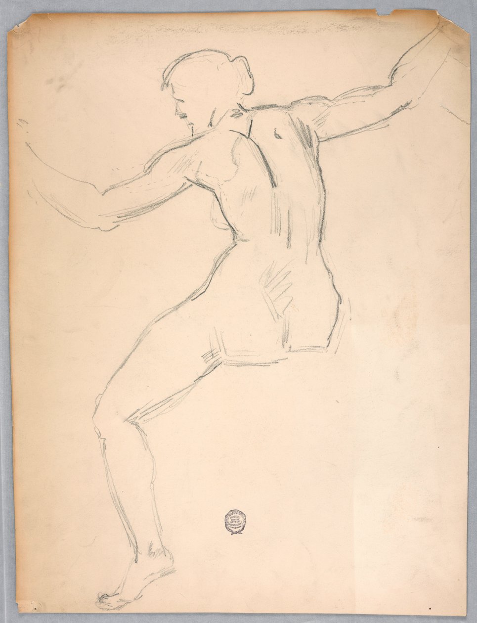 Szkic do „Nocy” autorstwa Francis Augustus Lathrop