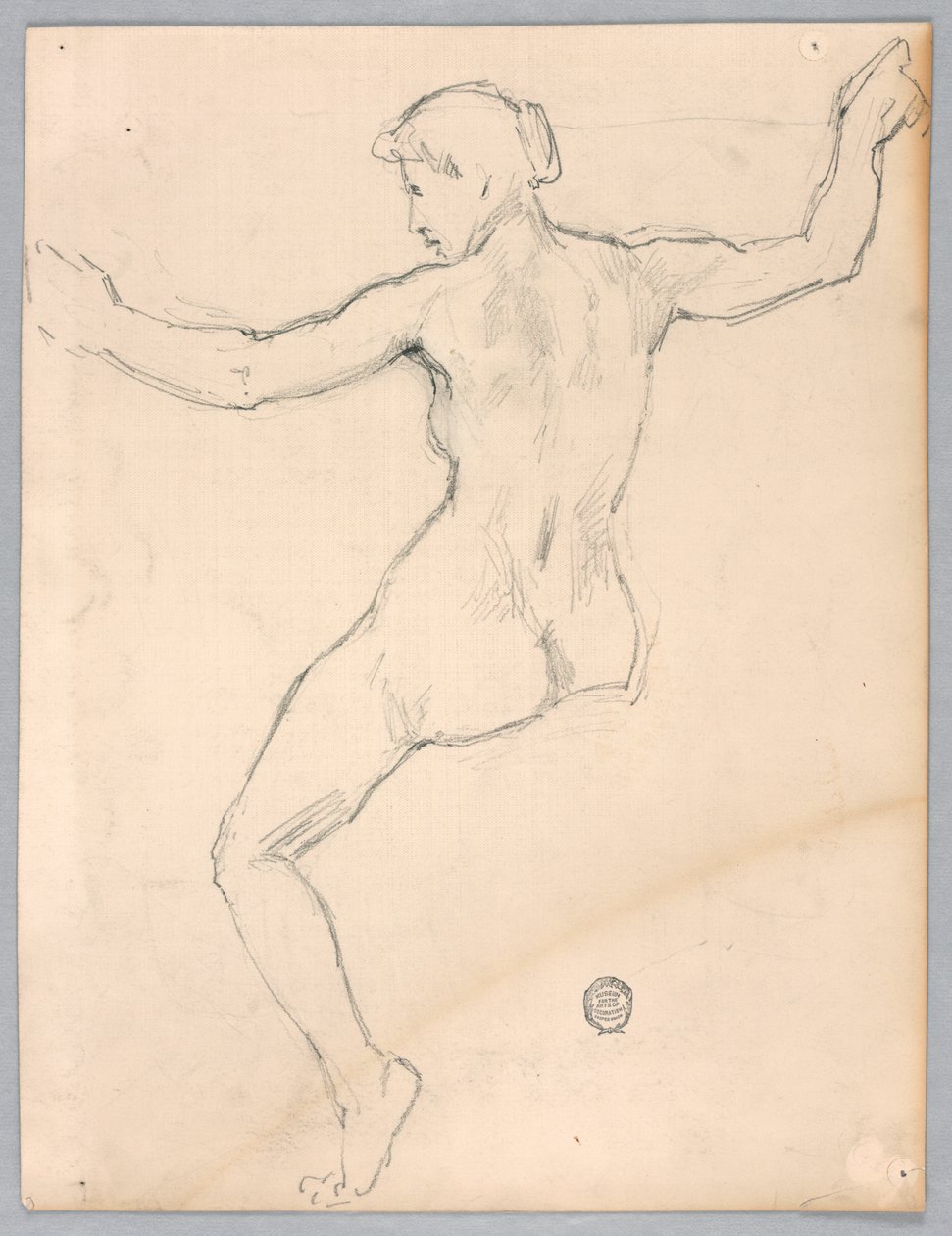 Szkic do „Nocy” autorstwa Francis Augustus Lathrop
