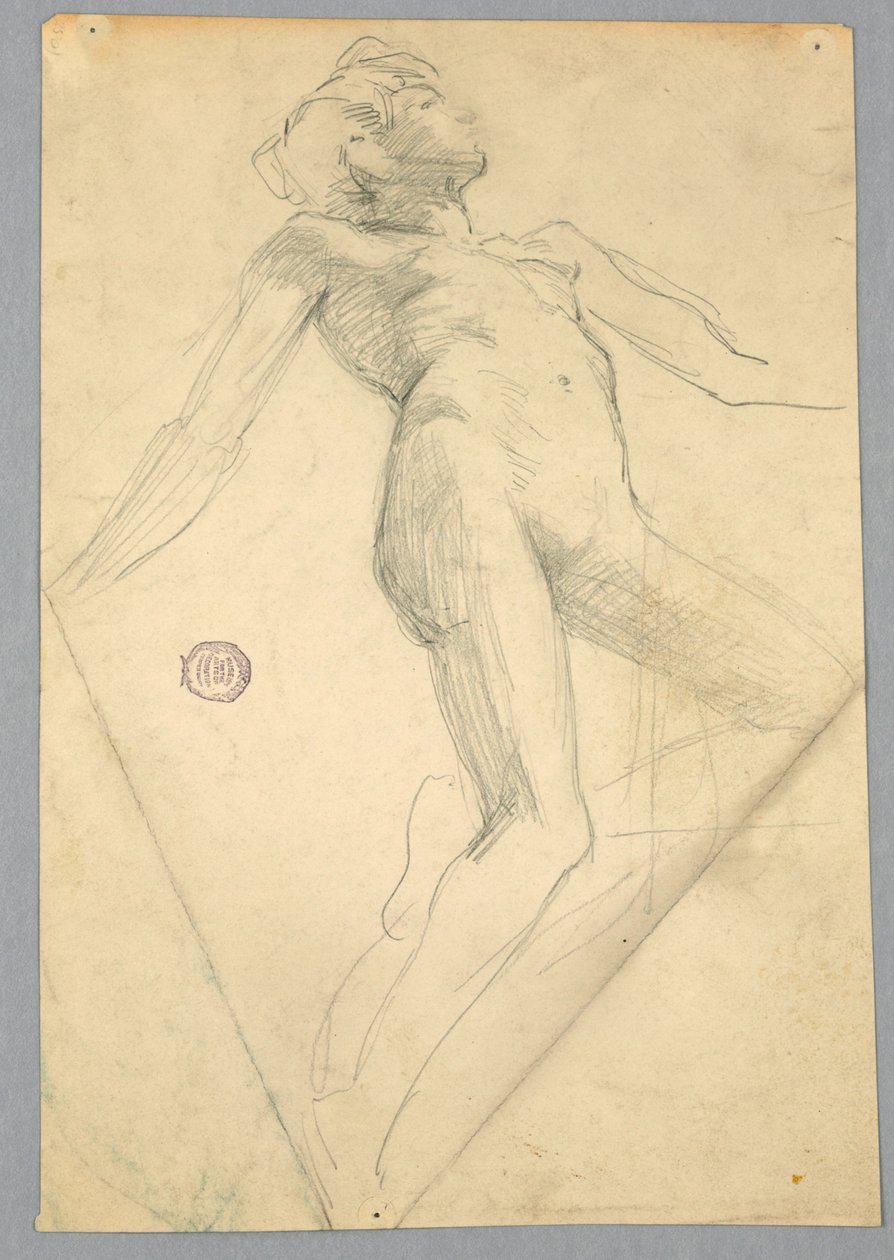 Szkic aktu kobiecego autorstwa Francis Augustus Lathrop